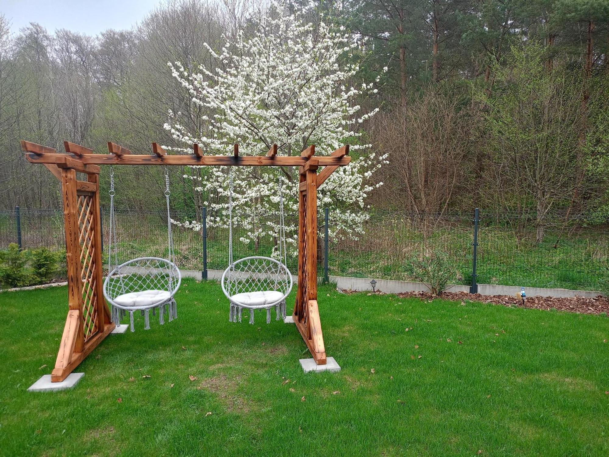 Domek Lipowy Balia-Jacuzzi Sasino Exteriör bild